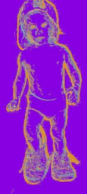White replaced in image